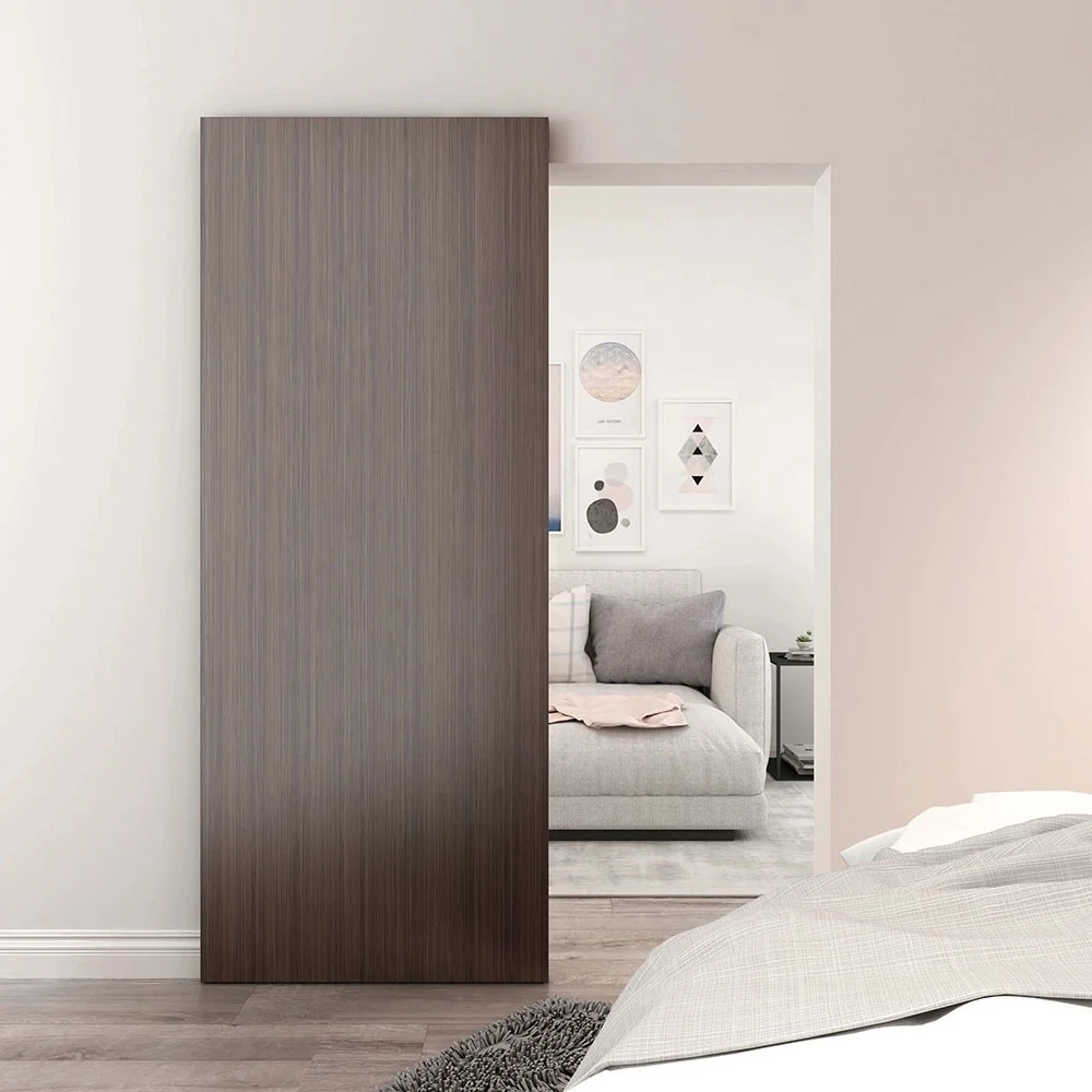 Factory Direct Customized Wooden Invisible Sliding Doors for Room Design Wood Internal Doors