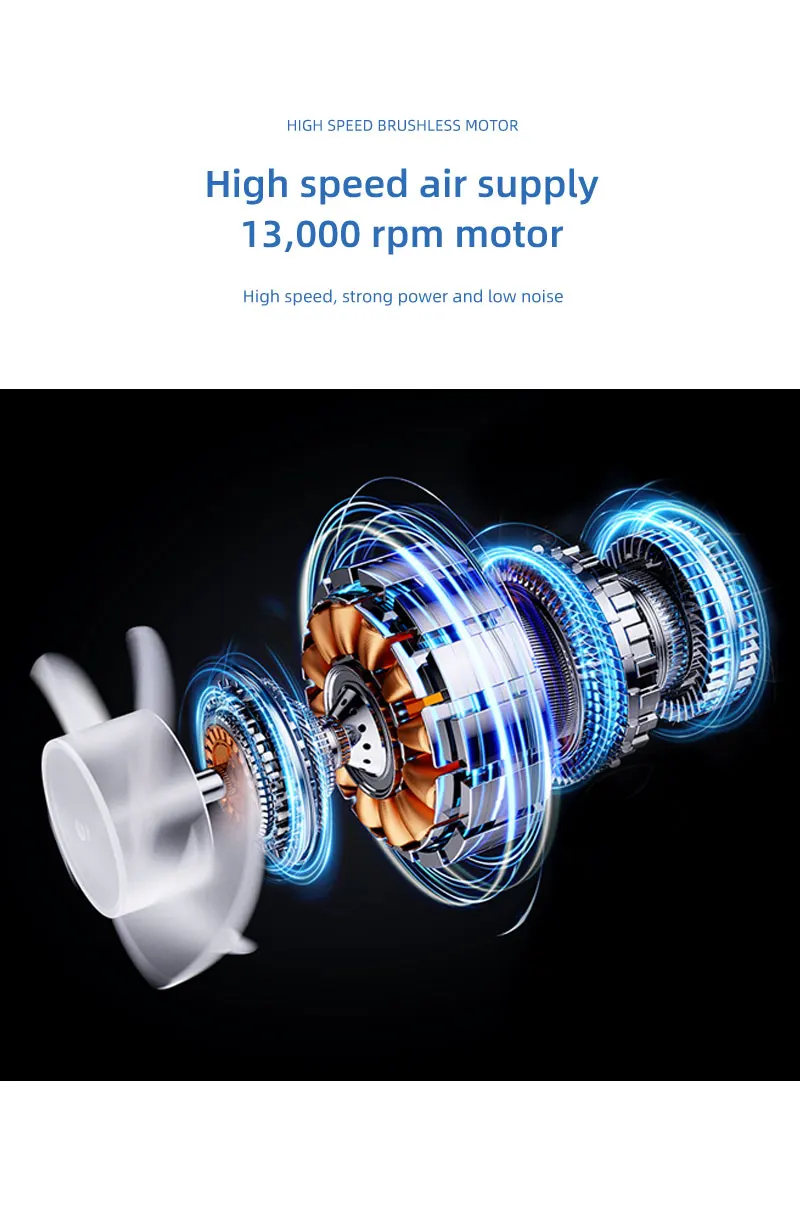 Portable Handheld Fan, LED, 5 V, Battery - detail 20