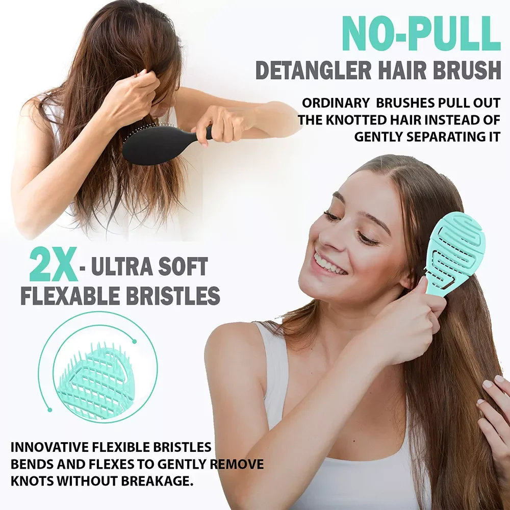 Good Quality Custom Bristle Straightening Dryer Detangling Hair Brush