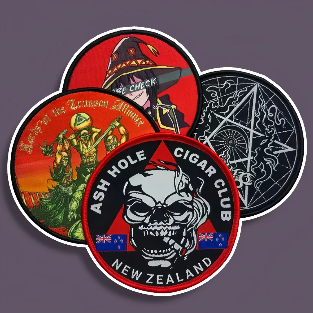 Patches Manufacture Wholesale Custom Outdoor Embroidery Iron on Patches Garment Applique Adventure Embroidered Patch for Clothes - Image 4