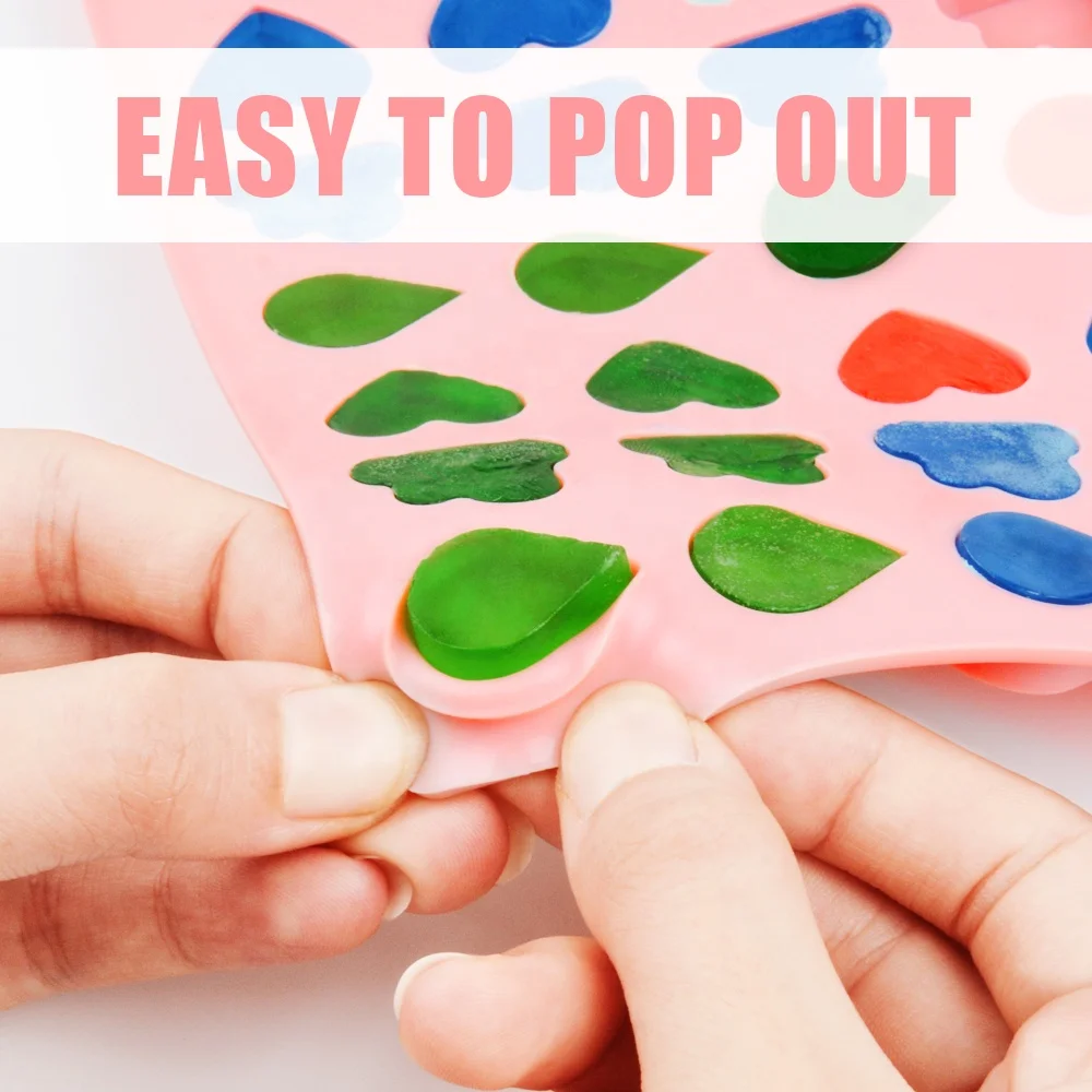 Crafts 3d Heart Cloud Drop Shape Molds for Baking Chocolate Jelly  Ice Cube  Decorating Moulds Tools