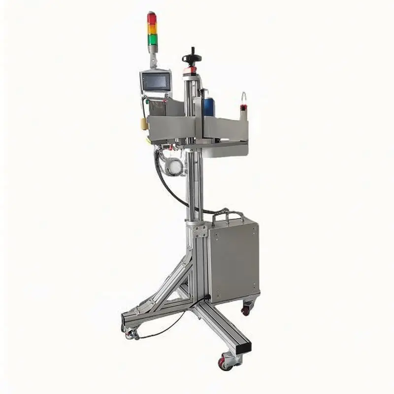 TEBAK Fully Automatic Single-sided Labeling Machine - a Labeling Machine for the Side of Cartons Shower Gel, Dish Soap