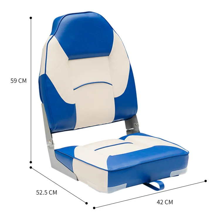 Marine Seat Boat Seat Foldable Low Back Deluxe Customized Fishing Boat