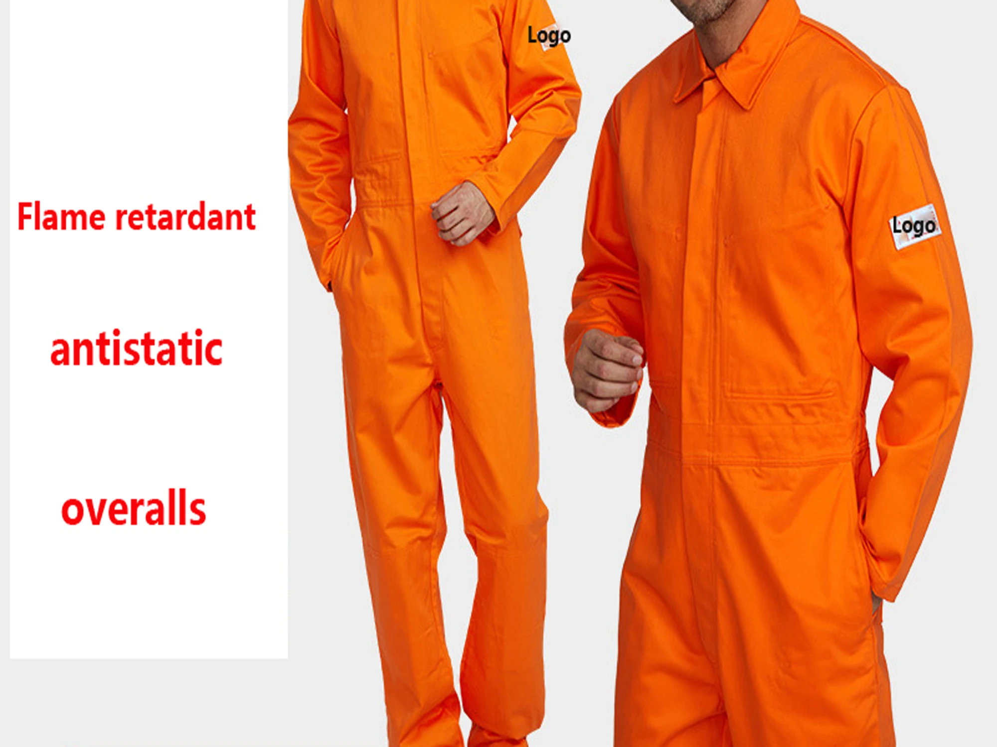 Custom Oil Gas Power Grid Firefighting Workwear Fire Resistant Coverall Reflective Flame Retardant S