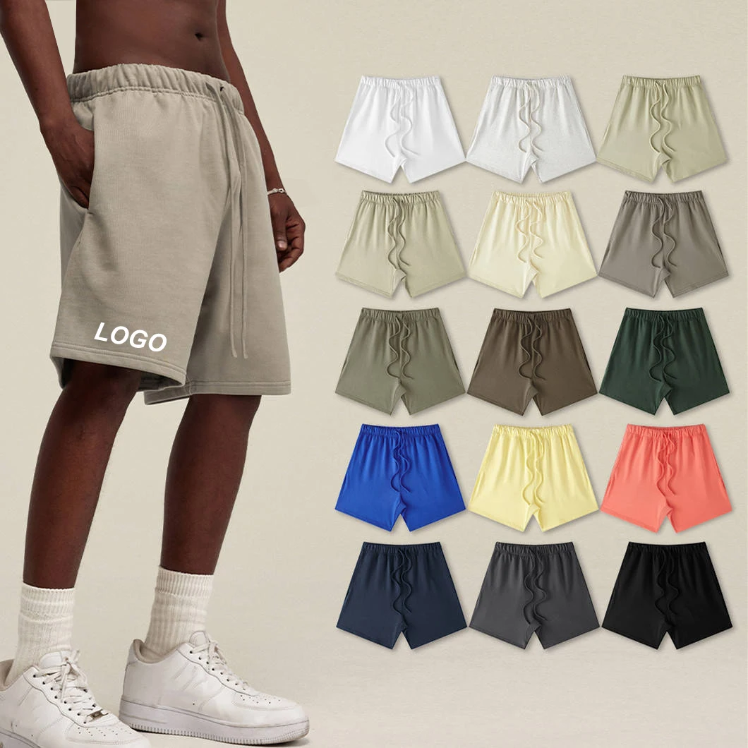 Pantaloncini da uomo in cotone per il tempo libero, unisex, personalizzati all'ingrosso, per l'estate 425G, per uomo401_voghion.com