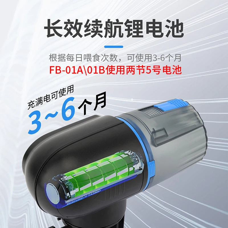Automatic Fish Feeder AF-2019B with LCD Display - Smart Time