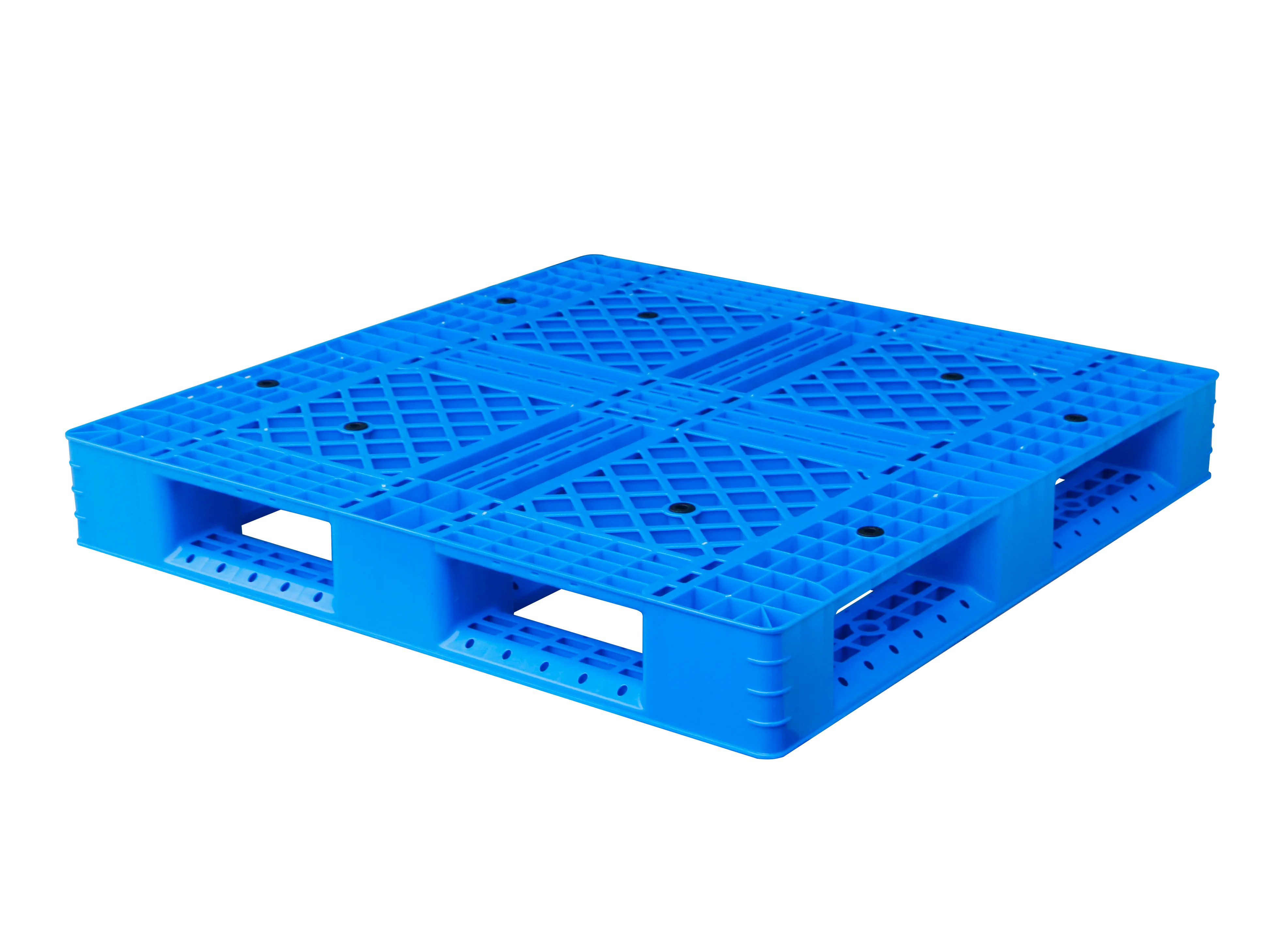 NEXARA Heavy Duty Customize HDPE Blue 1208 1200*800*150mm Grid Field Runner Euro Plastic Pallet for Shipping