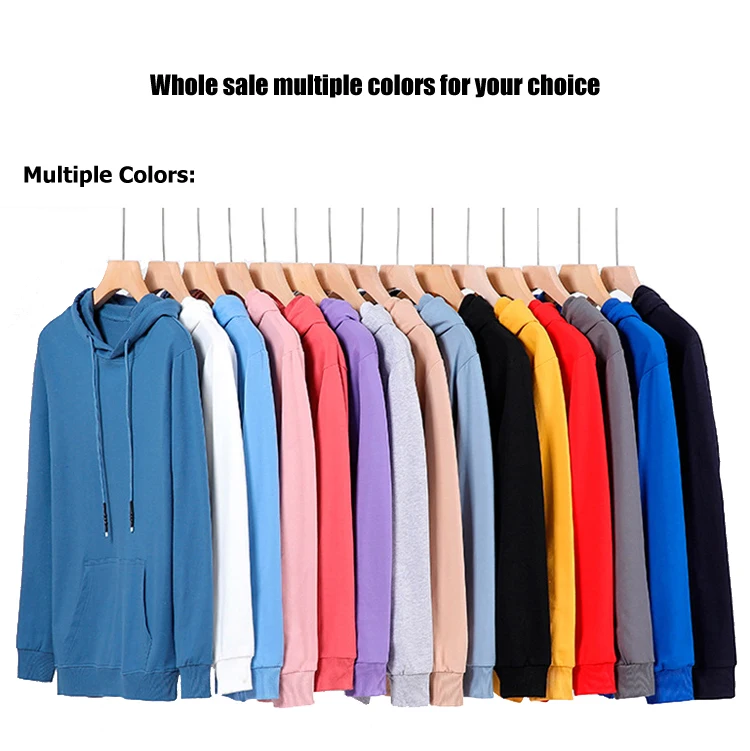 Good Quality Bulk Hoodies Casual Regular Fit Plain Casual Mens Pullover ...