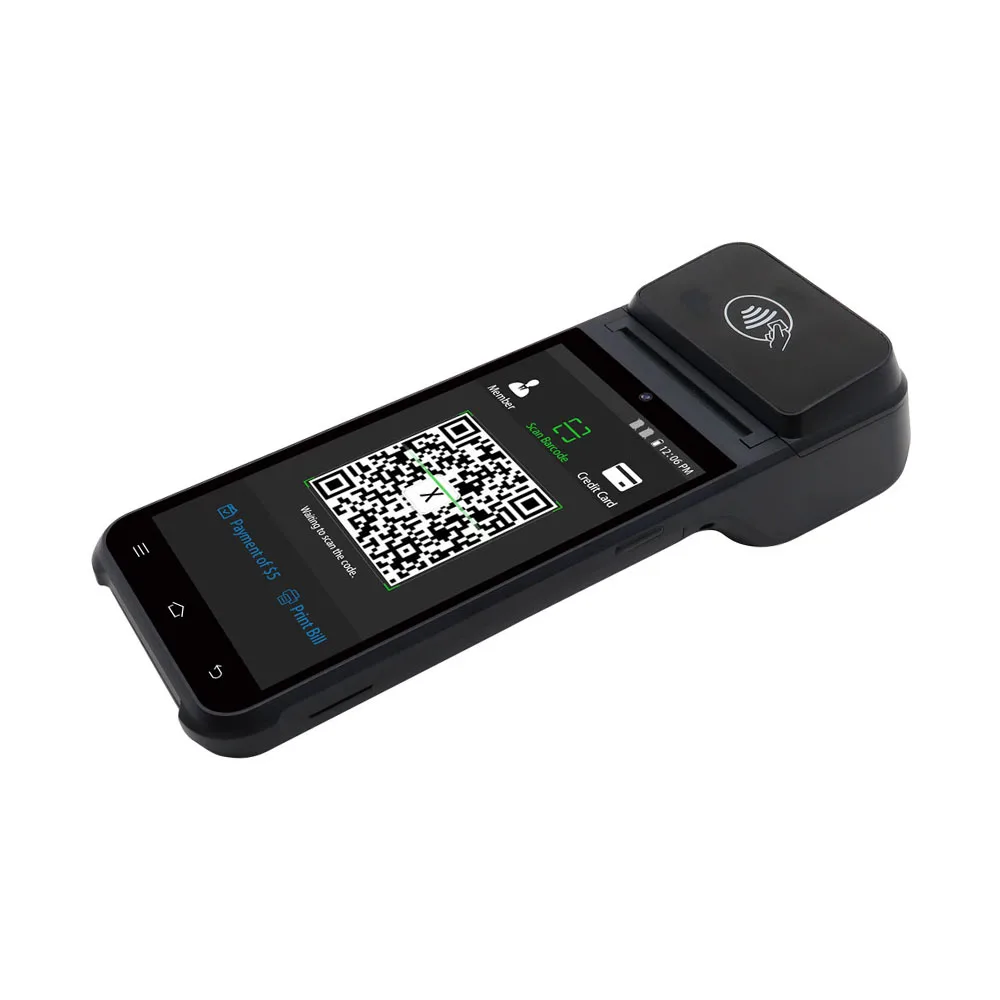 SMART POS PRINTER 4G WIFI WIRELESS ANDROID NFC POS Z92 Label Sticker Printer Android