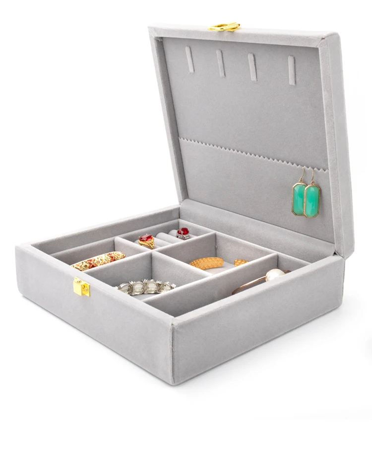 Luxury Custom Velvet Fabric For Necklace Jewelry Packaging Box