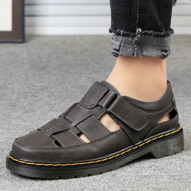 Men's fashion coved beach Durable Anti-slip Sole casual hiking outdoor sandal men
