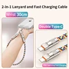 สายคล้องข้อมือ Type-C คู่-สีสันสดใส