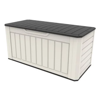 Garden Collapsible Plastic Container Storage Box For Patio Furniture Outdoor Garden Tools Storage Box