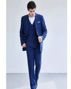 Hot Selling  3 Pieces Striped Thin Lapel Formal Business Men's with Many Colours Office  Suits Wedding  Customizable  Suit