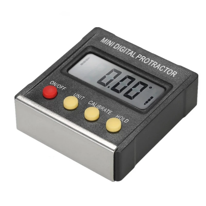 Mini Goniometer Basic Digital Mini Goniometer Inclinometer Magnetic Base Protractor ...