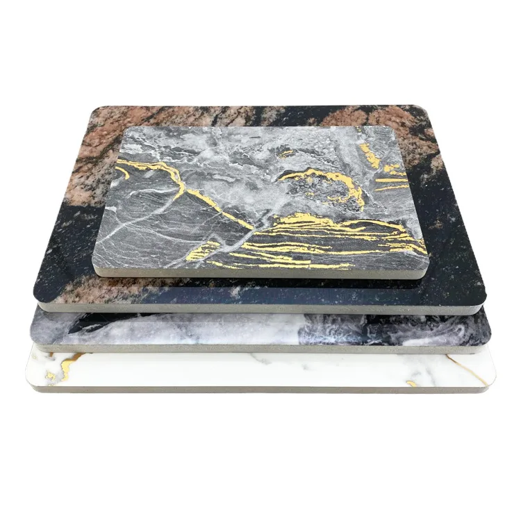 高光泽防水隔音大理石板材聚氯乙烯墙板现代室内家居装饰浴室餐饮