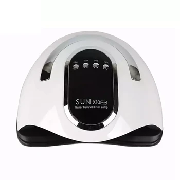 Professional SUNX10 MAX UV Led Gel Polish Nail Art Curing Lamp Manicure Dryer 280W 66leds Pedicure Drying Light Salon