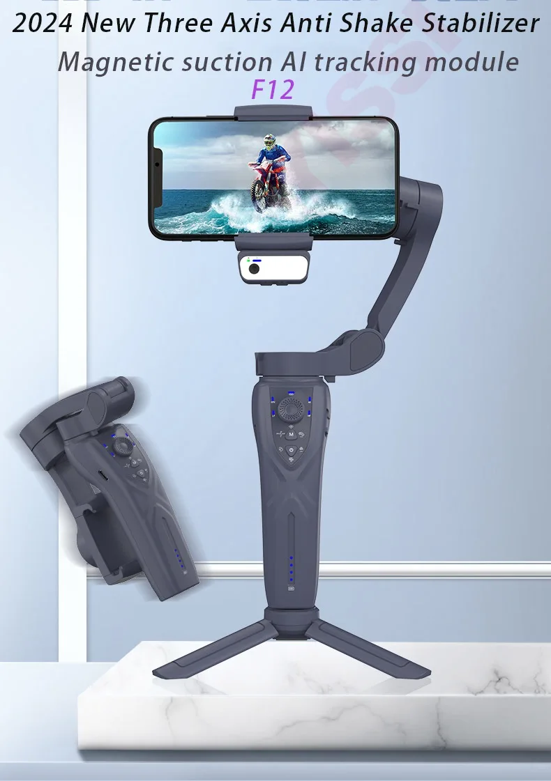 ☆3軸折りたたみ式スマホジンバル　一眼レフ級の映像安定化 ☆3軸折りたたみ式スマホジンバル 一眼レフ級の映像安定化