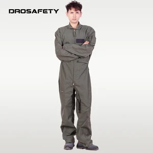 Custom Electrician Welding Pilot Fire Resistant Aramid Workwear Clothing Coveralls With Flight Suit
