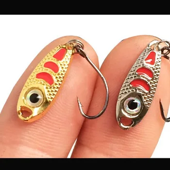 Hot Sale Cheery 3/5g Metal Spoon Fishing Lure Bait with Hook for Carp Bass Trout in River Lake Stream Direct From Factory – Metal Jig – view 4
