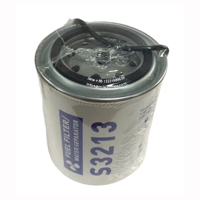 CHNMST Fuel Water Separator Fuel Filter S3213 with Transparent Cup Bowl for Trucks Trailers Marine diesel Engine Parts Filter
