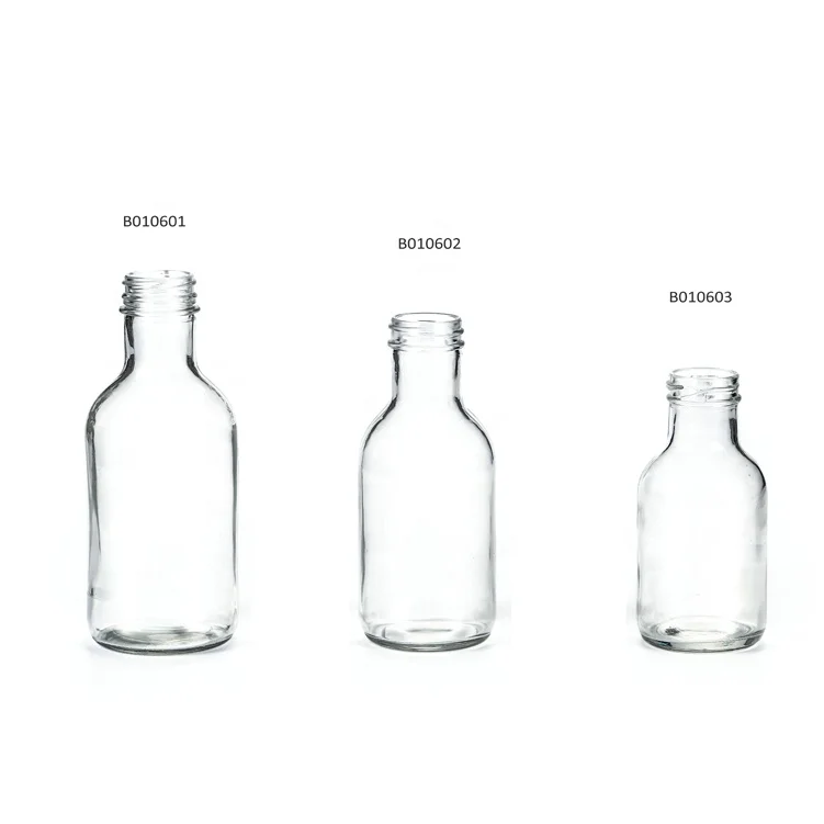 Empty Hot Soy Chili Sauce Glass Bottles Food Grade 16oz Stout Glass