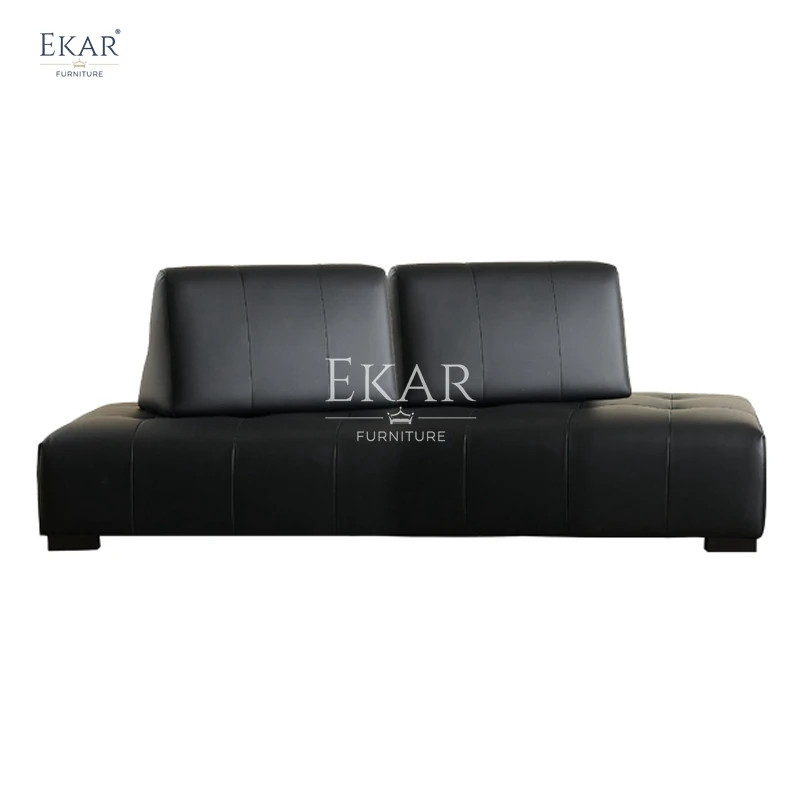 ดีไซน์ใหม่ Ekar เฟอร์นิเจอร์ห้องนั่งเล่นที่ทันสมัยกับโซฟาส่วนหนัง Nappa