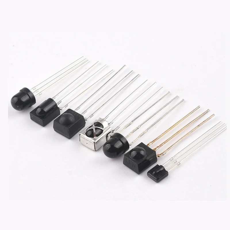 Pack Of 20 Pairs Transmitter Receiver Kit 5mm Infrared Emitter VS1838B Infrared Receiver For Electronic Devices Phototransistor Communication
