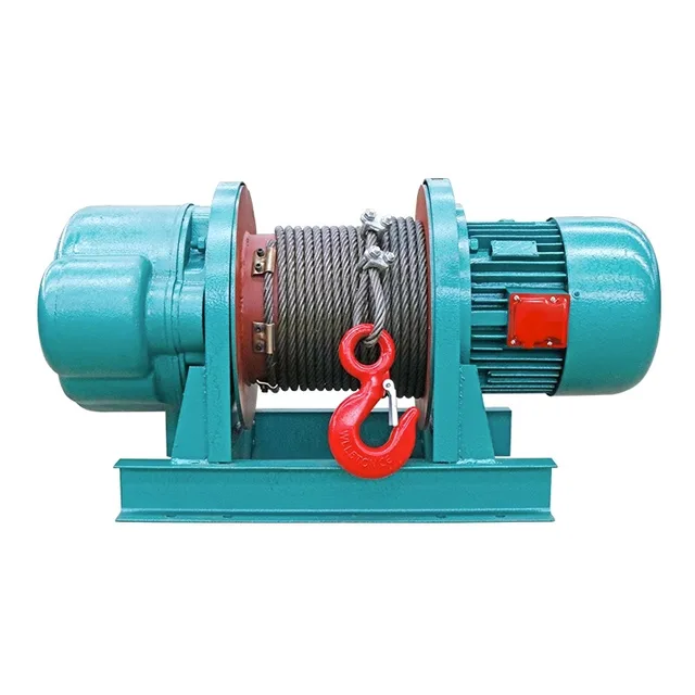 Winch 1 ton 2 ton 3 ton 5 ton crane Cable 3 Phase 380v Heavy Duty Electric Power Wire Rope Winch