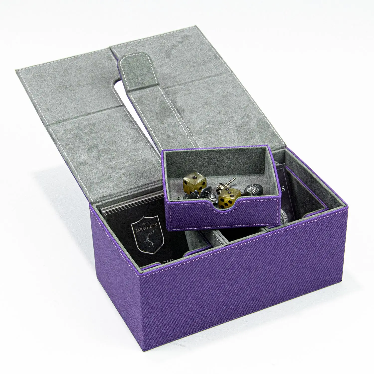 Compatible Cards Storage Case Sturdy Texture Fit All Standard Size Board  Game Cards Protective Holder For Football Magic Display - Buy Game Card  Storage Box,Sports Card Boxes,Basketball Card Deck Box Product on