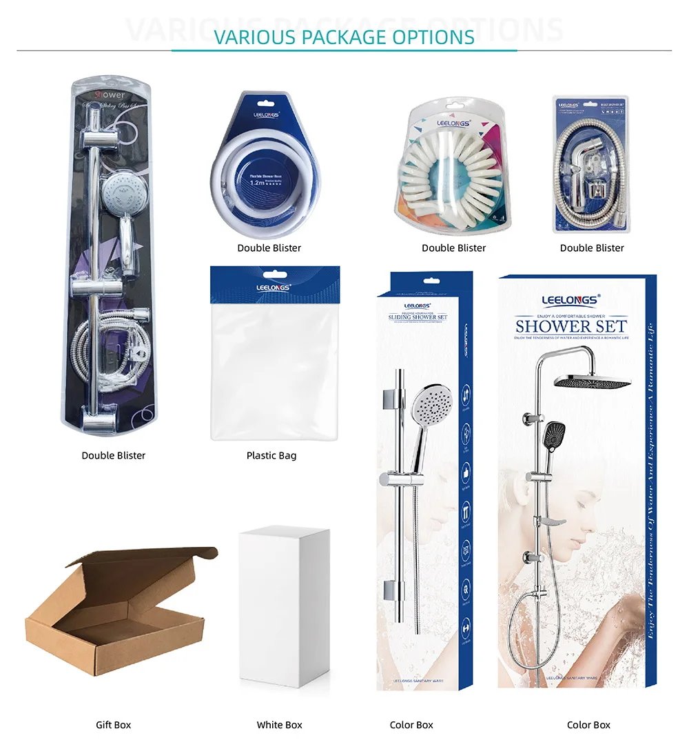 Amazn Hot Sale Shower System 6 Inch Rainfall High Pressure Full Chrome ...