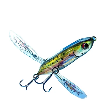 Custom Surface Tractor Dragonfly Fishing Bait Floating Swing Popper Hard Bait Lure Insect Fishing Gear Stainless Steel Perch – Popper – view 2