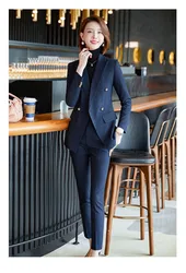 High-quality professional women must-have high-end professional suits  ladies two-piece suits