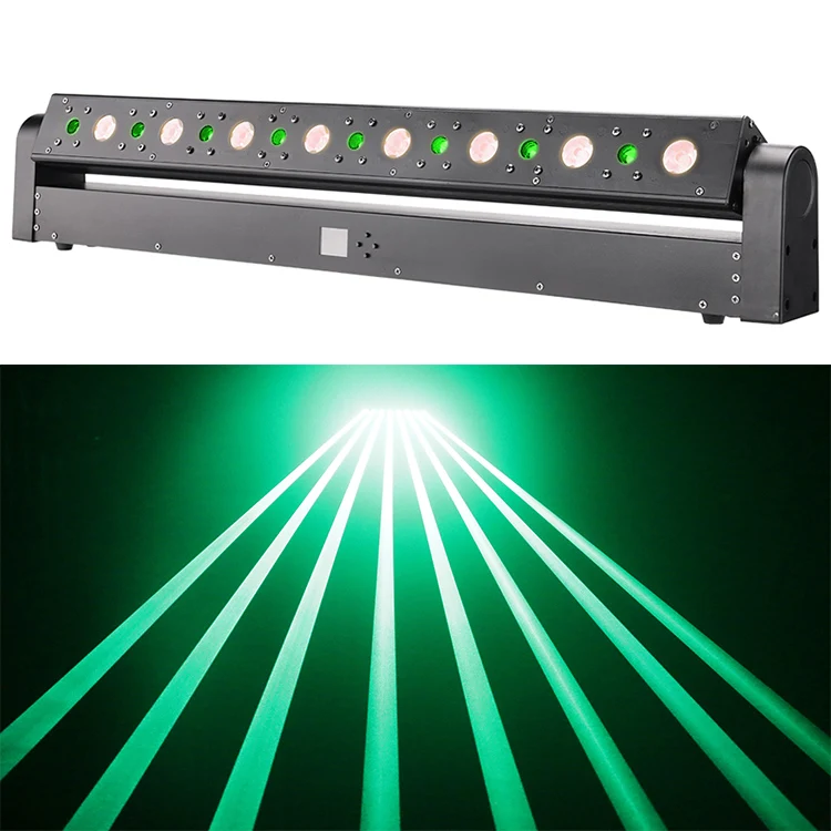 American Dj Lighting 8 Eyes Green Laser Show Led Projector