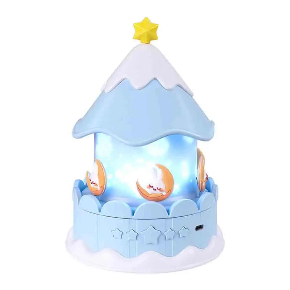 Unicorn Projector Light LED Projector Night Light for Kids 360 Degree Rotation Remote Control Carousel Projector Lamp