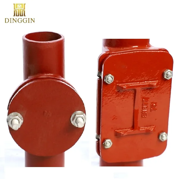 SML EN877 CAST IRON TRAP and BRACKET SUPPORT for CAST IRON PIPES DRAINAGE SYSTEM