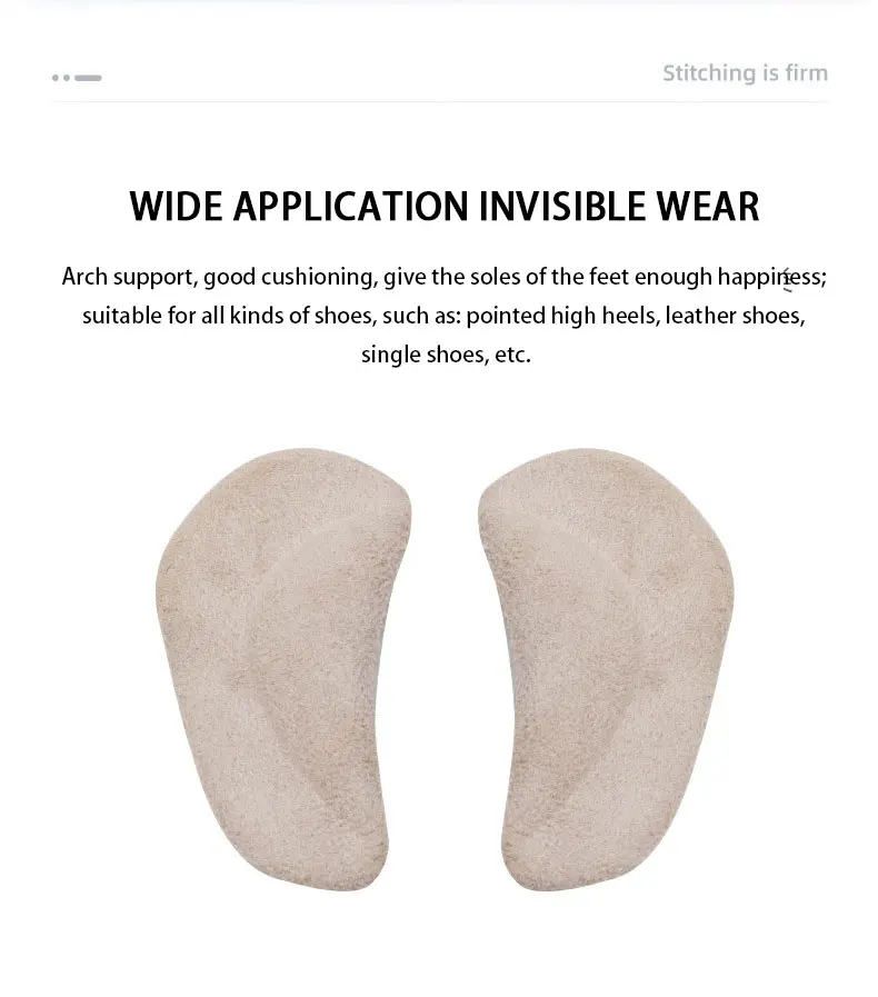 Flat Foot Arch Support Insoles Orthotic Half Pads