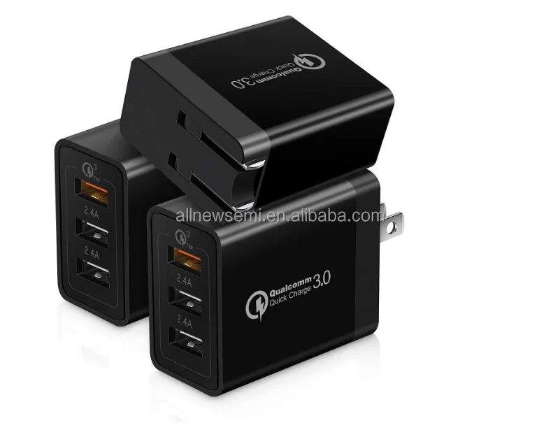 Three port British standard qc3.0 fast charging charger  QC-01