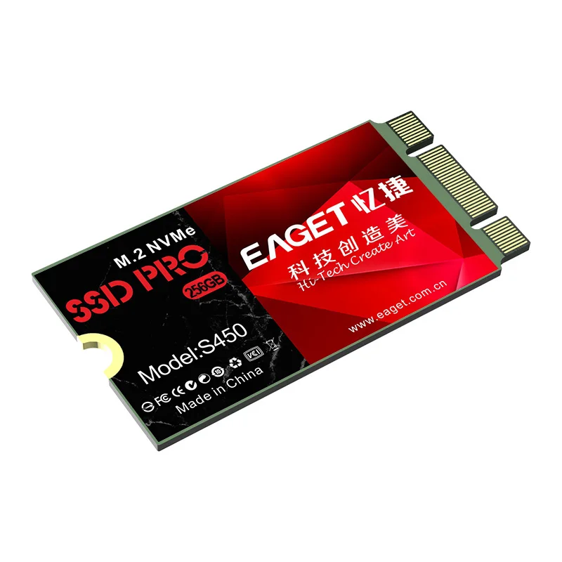 EAGET S450 NVMe PCIe M2 2242 128GB/256GB/512GB/1TB 内蔵ソリッド