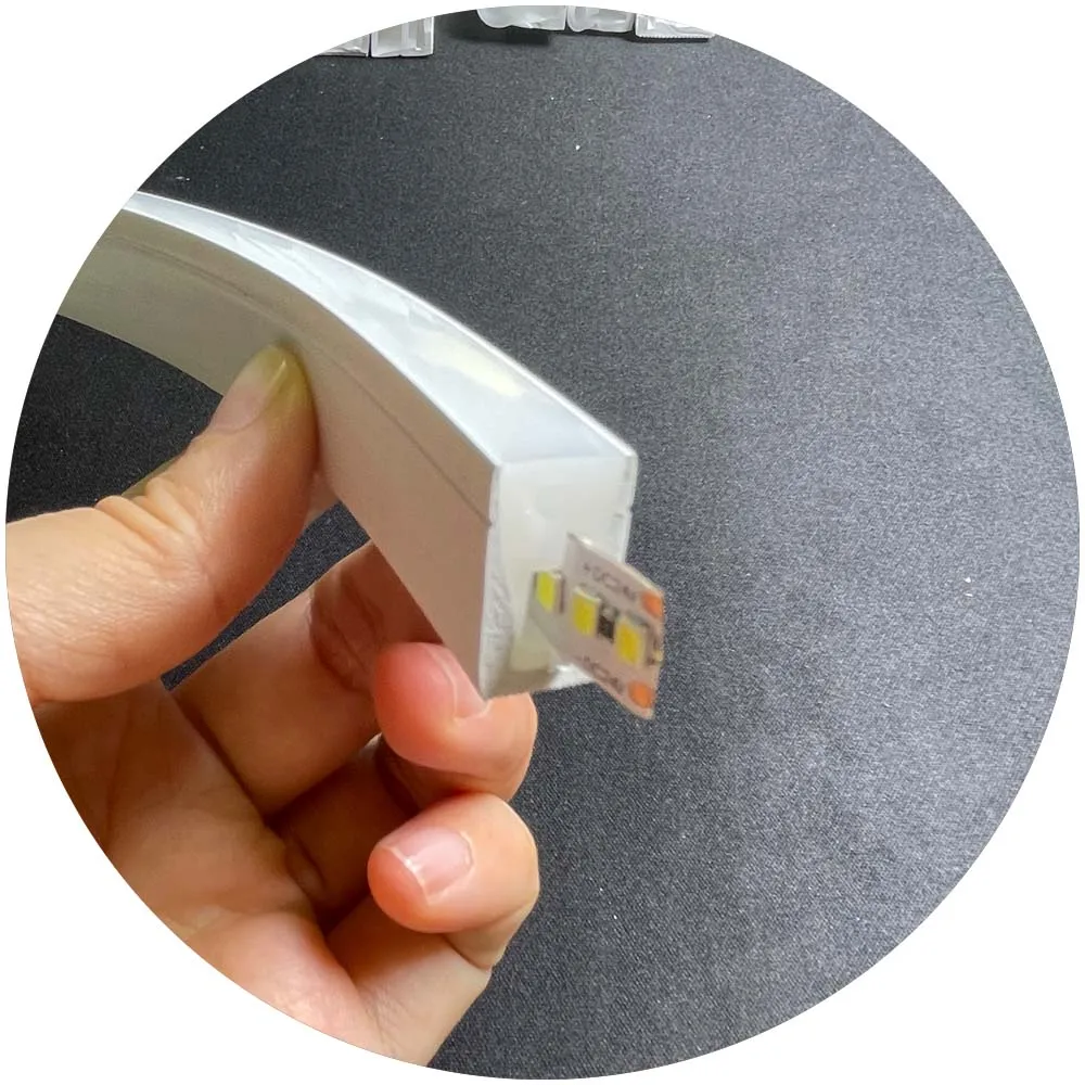 10x20 Bendable Replace Aluminum Profile Soft Rope Linear Neon Tube Silicone Profile for Led Strip Light Cover Diffuser