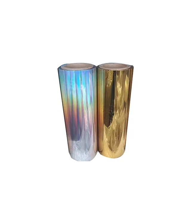 Factory wholesale 30cm 60cm Laser AB film roll Golden&Silver UV DTF specialized transfer AB film for UV sticker printing