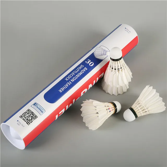 Lot De 12 Volants De Badminton Plumes FSC 560 Vitesse 78 PERFLY