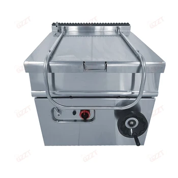 Stainless Steel Commercial Gas Tilting Braising Pan Kitchen Equipment Frying Pan Tilting Bratt Pan With Automatic Water Filling