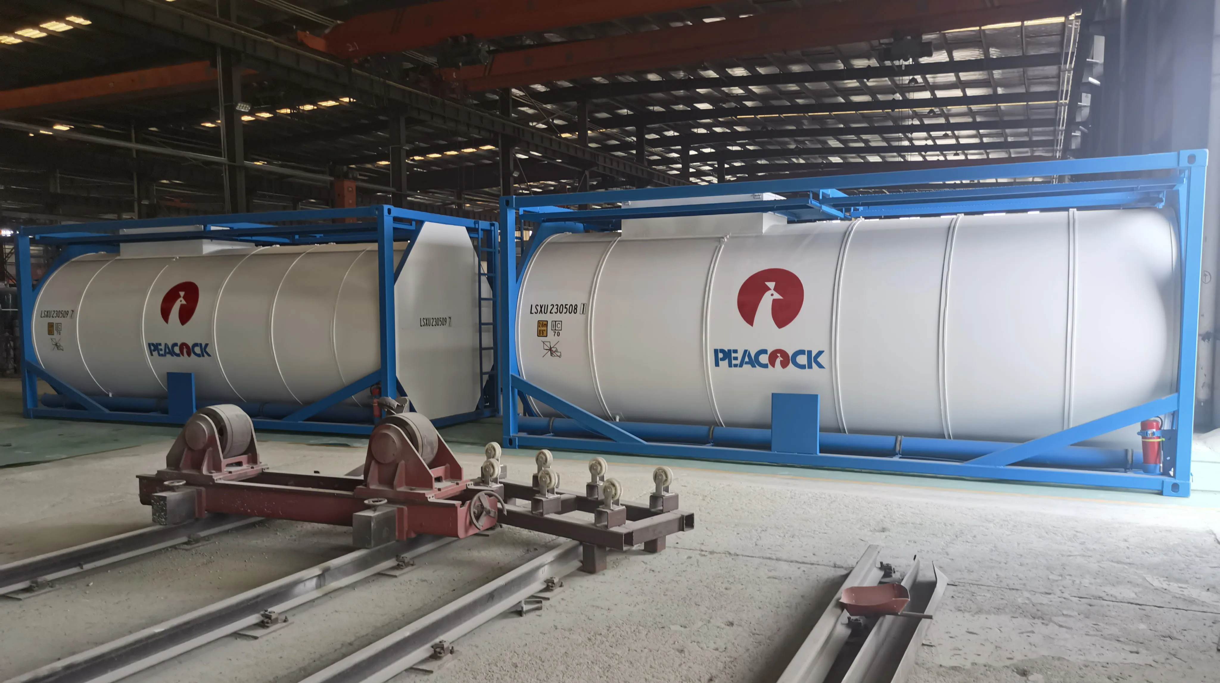 T14 Iso 20ft Tank Container For Concentrated Sulfuric Acid And ...