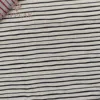 Beige bottom black stripe