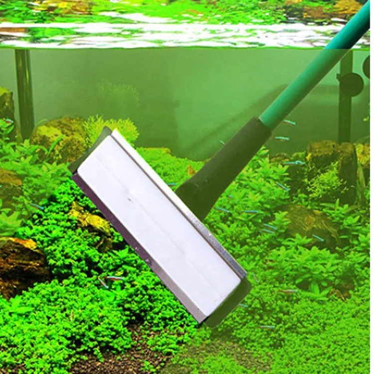 Atman 65cm Aquarium Long Cleaning Tools Clean Algae Scraper Brush For