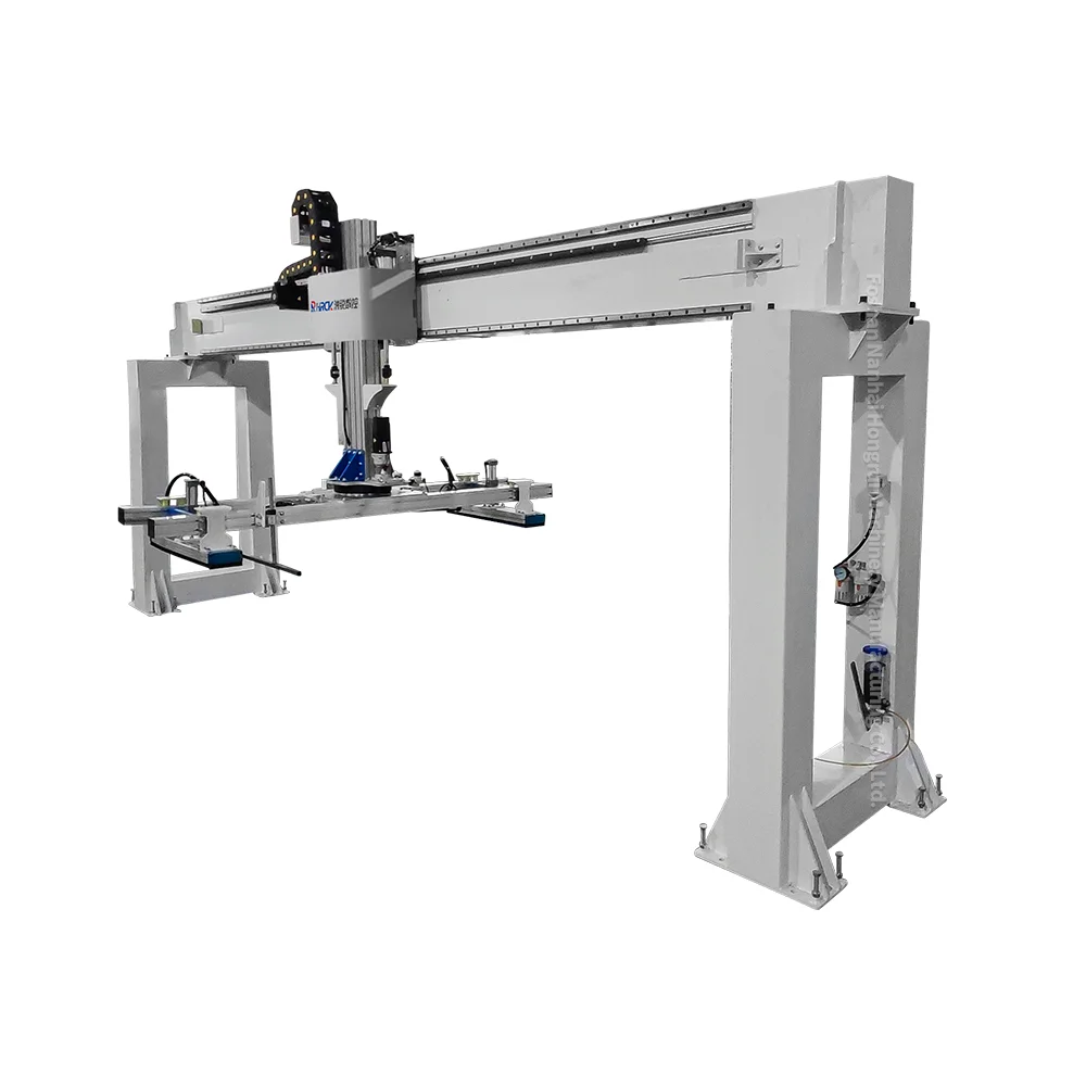 Hongrui Simple Operation Gantry Two Station Automatic Manufacturing Machine For The Woodworking Industry Gantry Manipulator