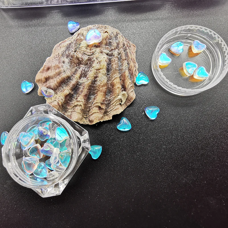 HZRcare Wholesale High Quality 21-Grids Bulk Boxes Mixed 3D Beads Glass Nail Art Bling Rhinestone Box.jpg