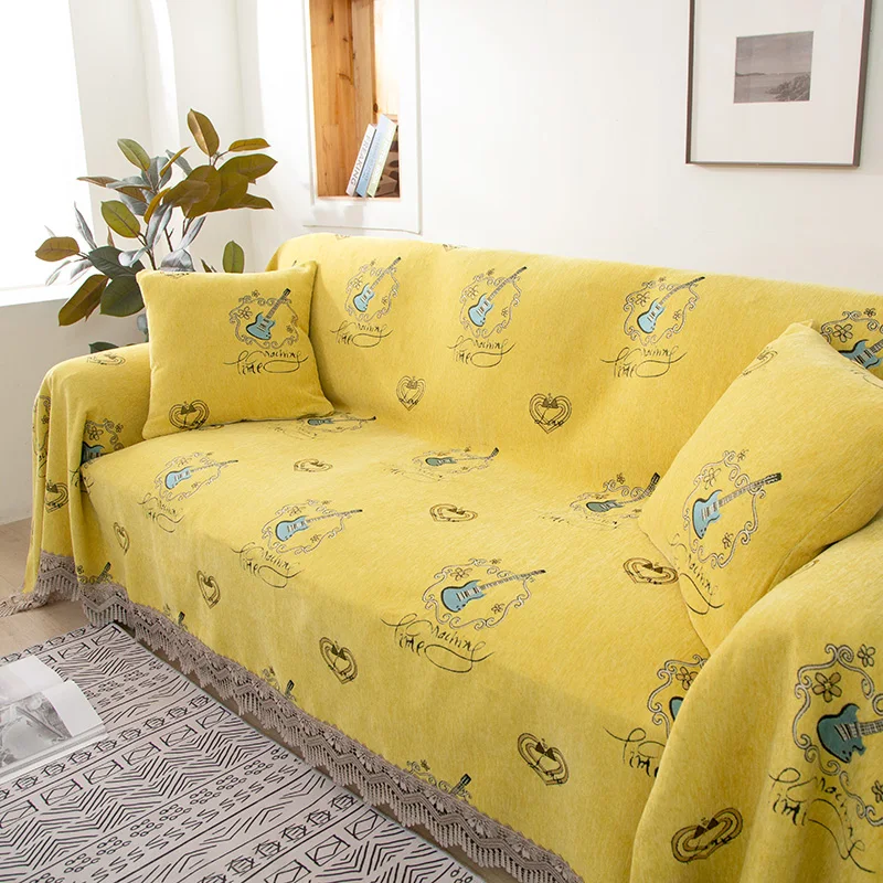 Factory Hot Sale Polyester Sofa Towel Full Cover Cloth Universal Sofas