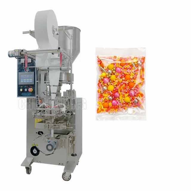 Small food pouch packing machine dehydrated fruits vegetables bag spice sachet packaging machine
